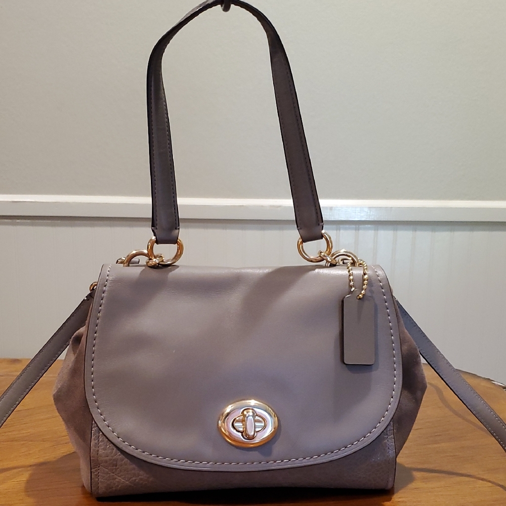 Coach Taupe Faye Carryall
